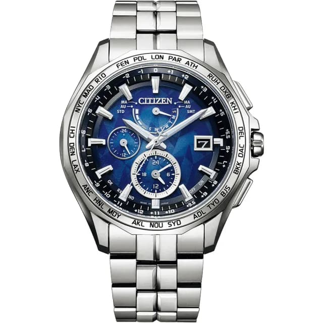 【CITIZEN 星辰】Eco-Drive  光動能 鈦金屬電波對時  時尚男錶 禮物 推薦(AT9098-51L)