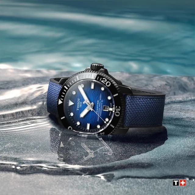 【TISSOT 天梭 官方授權】Seastar 2000 專業600米潛水機械錶-46mm 禮物 送禮 推薦(T1206073704100)