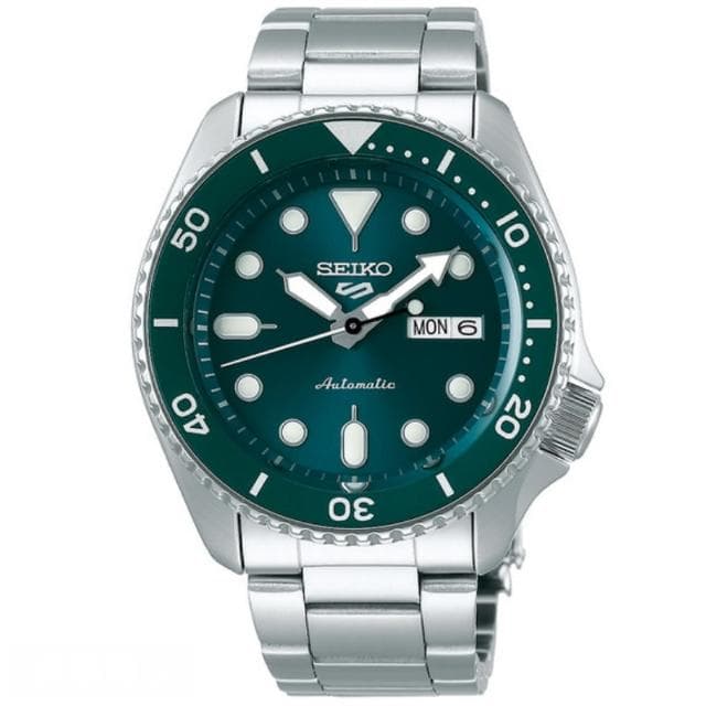 【SEIKO 精工】5 Sports系列 Lineup 質感綠 機械腕錶 母親節 禮物 推薦(SRPD61K1/4R36-07G0M)