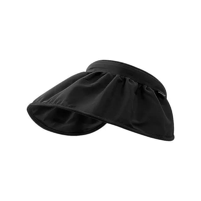 【米蘭精品】現貨+預購 空頂帽防曬帽(純色大簷貝殼帽遮陽女帽子母親節禮物5色74cp14)