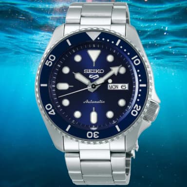 【SEIKO 精工】5 Sports系列 Lineup 潮流藍 機械腕錶 畢業禮物 送禮 推薦(SRPD51K1/4R36-07G0B)