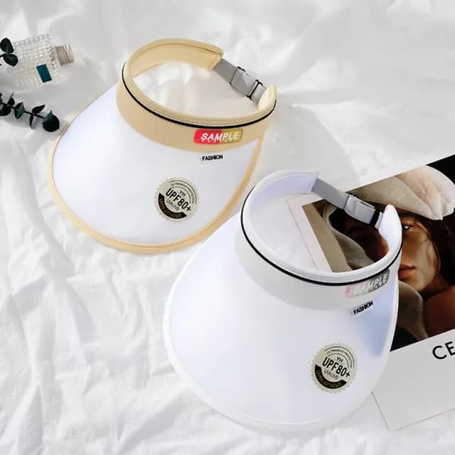 【米蘭精品】現貨+預購 空頂帽防曬帽(防紫外線遮陽鴨舌帽女帽子母親節禮物5色74cp20)