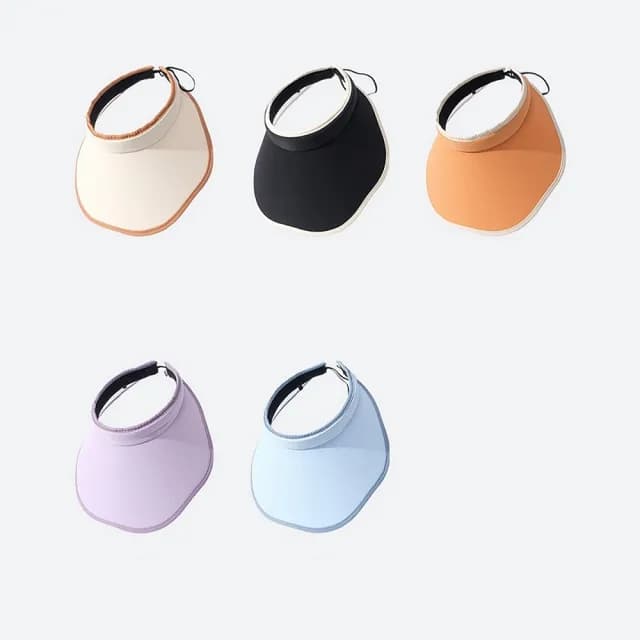 【米蘭精品】現貨+預購 空頂帽防曬帽(花瓣大帽簷遮陽女帽子母親節禮物5色74cp4)