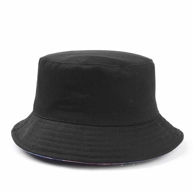 【米蘭精品】現貨+預購 漁夫帽遮陽帽(獨角獸印花平頂雙面男女帽子情人節生日聖誕節交換禮物74cq48)