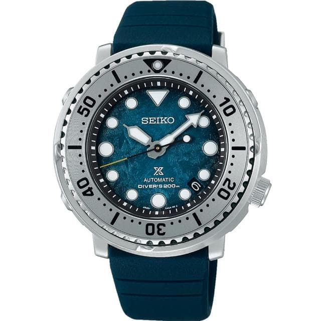 【SEIKO 精工】Prospex  南極企鵝遨遊冰海 200米潛水機械錶指針錶 手錶 禮物 畢業(4R35-04Z0G/SRPH77K1)