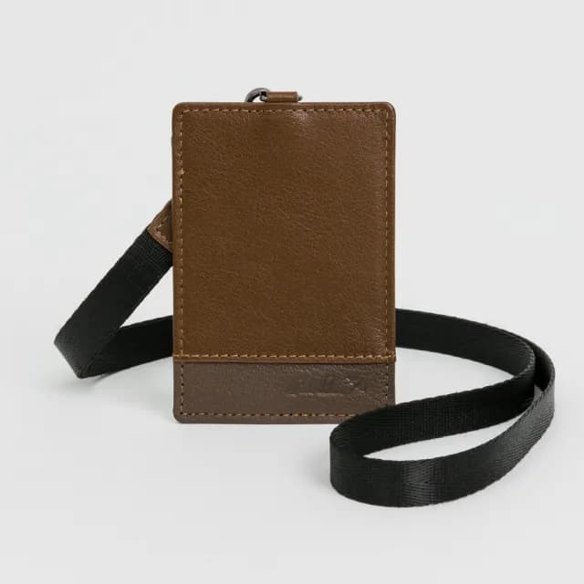 【Arnold Palmer 雨傘】證件零錢包 Belief系列(咖啡色)