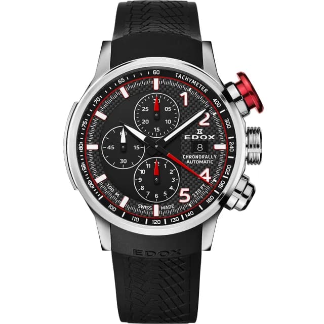 【EDOX 伊度】全球限量 BMW M MOTORSPORT 官方三眼計時賽車手錶 送禮 禮物 推薦(E01129.TRCA.NCAR)