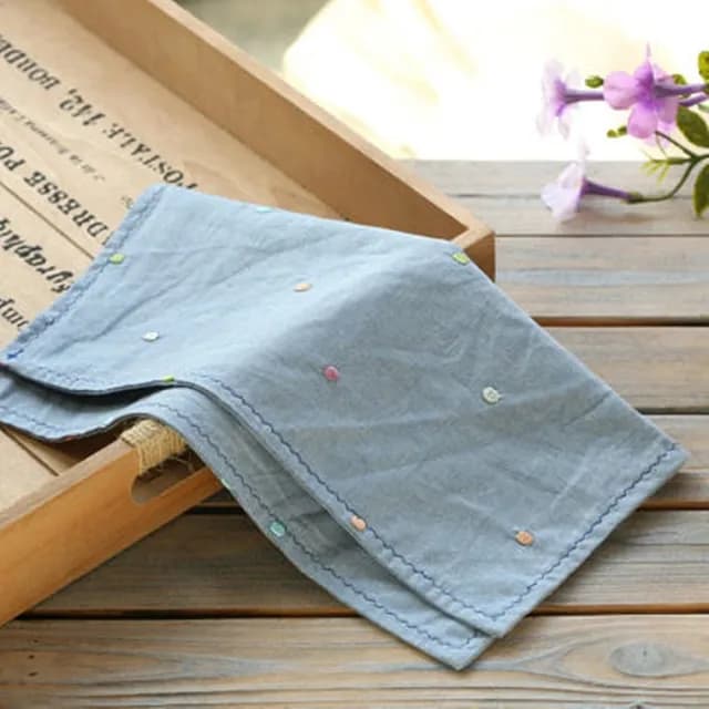 【巴黎精品】父親節禮物 手帕純棉方巾單入(復古簡約復古雙層男手帕4色p1ae13)