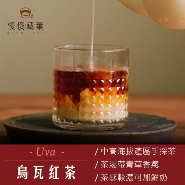 【SLOWLEAF  慢慢藏葉】烏瓦紅茶 立體茶包3gx10入x1袋(錫蘭紅茶; 世界三大高香紅茶)