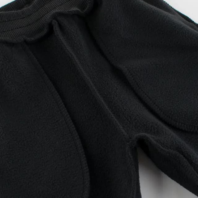 【橘魔法】恐龍角刺繡貼布厚棉絨運動褲(長褲 棉褲 縮口褲 褲子 男童 童裝 兒童 保暖)