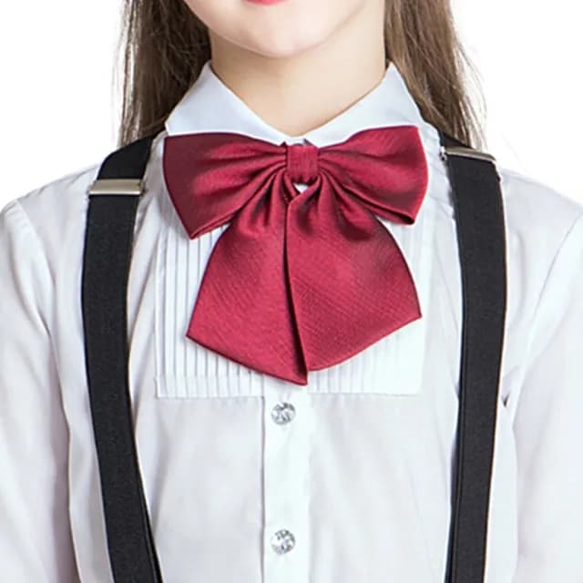 【橘魔法】質感緞帶大蝴蝶可調領結(婚禮花童 禮服 西裝 表演 童裝 女童)