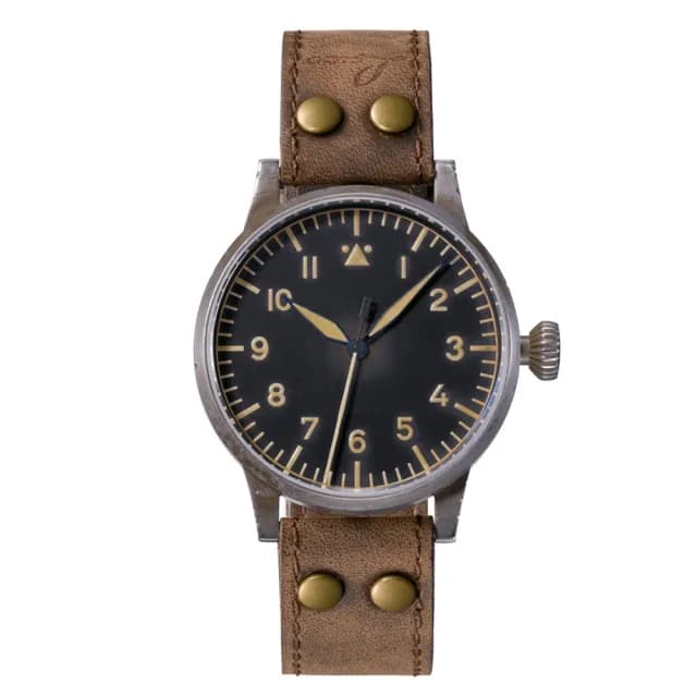 【Laco 朗坤】861933 夜光自動復古機械錶 傳家寶系列(男錶 軍錶 機械錶 45mm)