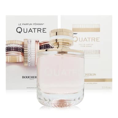 【BOUCHERON 寶詩龍】Quatre 伯瓊經典環戒女性淡香精 EDP 100ml(平行輸入)