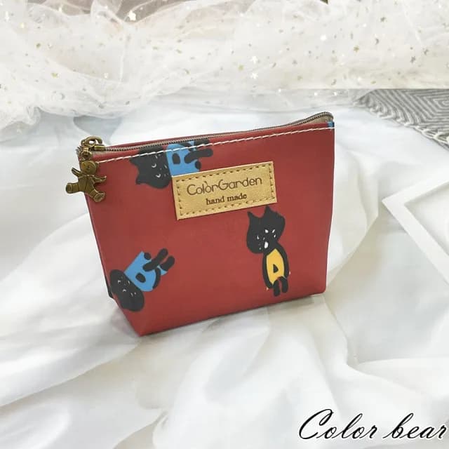 【卡樂熊】雙11 貓咪樂園造型零錢包(零錢包/收納包)