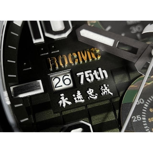【elegantsis 愛樂時】海軍陸戰隊3.0版 75週年紀念款計時錶 送禮 禮物 推薦(ELJX48MQS-ROCMC 75 BK)