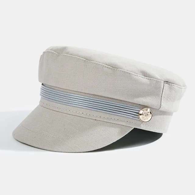 【巴黎精品】父親節禮物 軍帽鴨舌帽(春夏百搭復古純色男女帽子聖誕節情人節生日交換禮物4色p1aa73)