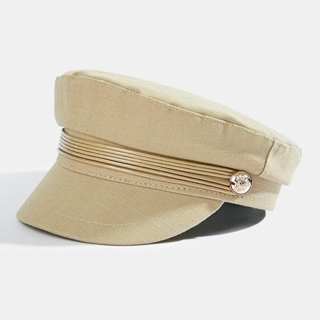 【巴黎精品】現貨+預購 軍帽鴨舌帽(春夏百搭復古純色男女帽子聖誕節情人節生日交換禮物4色p1aa73)