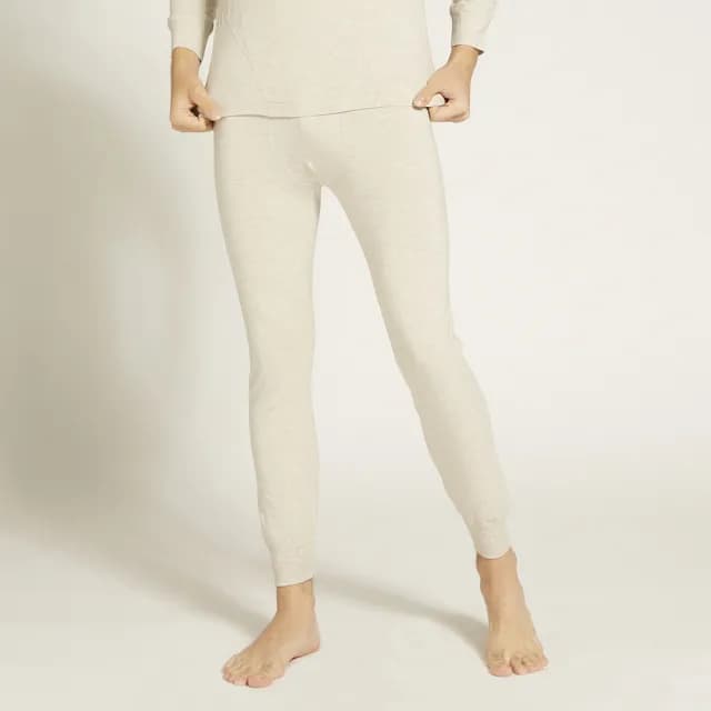 【SHOKAY】情人節禮物 親膚保暖男士氂牛絨發熱內搭褲 - 淺灰(AM-YT32-LJ_DW)