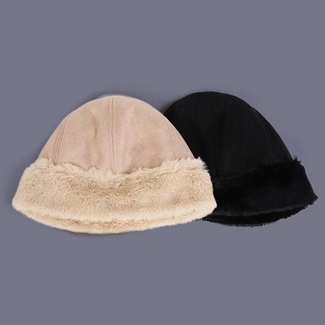 【巴黎精品】現貨+預購 針織毛帽(秋冬加絨保暖包頭男女帽子聖誕節情人節生日交換禮物2色p1aa48)