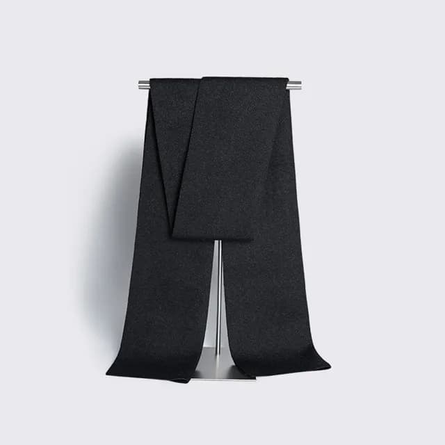 【巴黎精品】父親節禮物 圍巾針織披肩(雙面加厚保暖純色男女配件聖誕節情人節生日禮物5色p1aa56)