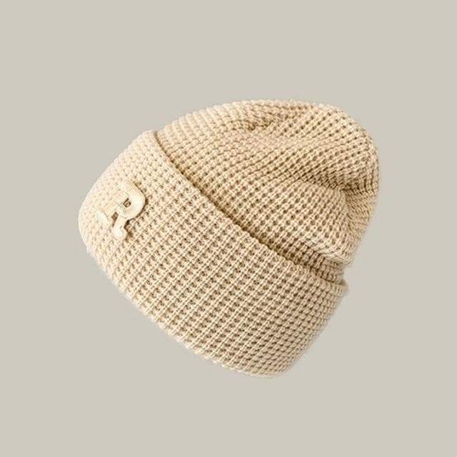 【巴黎精品】現貨+預購 針織毛帽(字母R保暖純色百搭男女帽子聖誕節情人節生日交換禮物5色p1aa10)