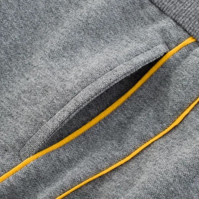 【橘魔法】雙滾邊縮口運動褲(男童 長褲 棉褲 縮口褲 褲子 童裝 兒童)