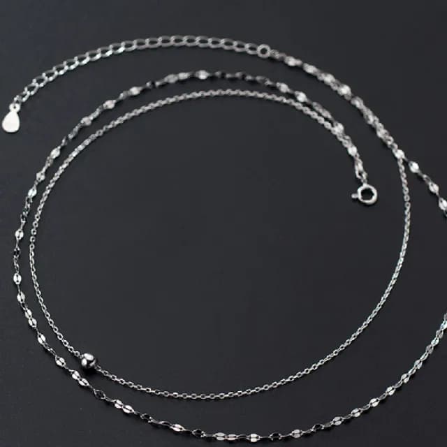 【Porabella】925純銀頸鍊鎖骨項鍊 小眾設計款ins風 情人節禮物 生日禮物  Necklace