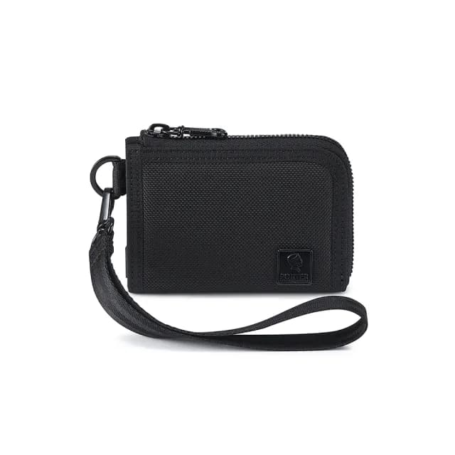 【PORTER INTERNATIONAL】自信經典NEW HEAT-L零錢包(黑)