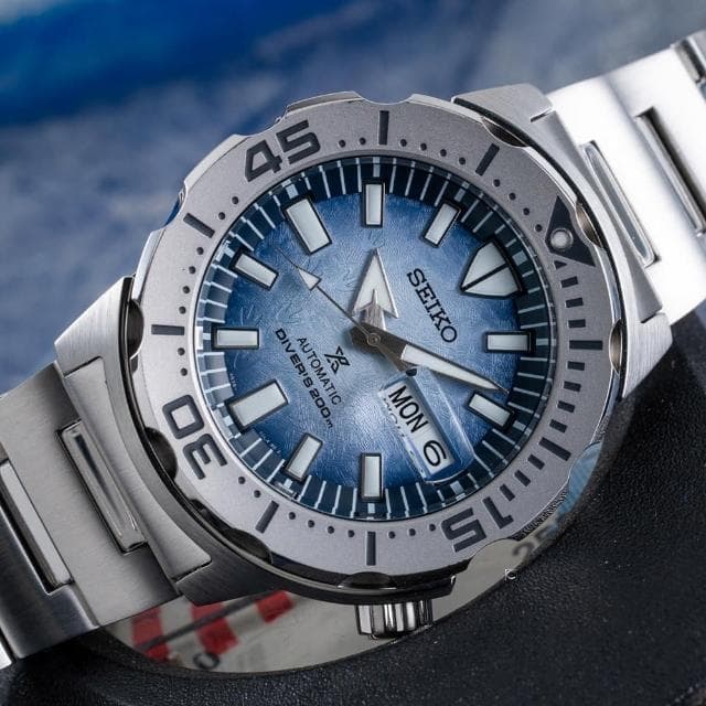 【SEIKO 精工】Prospex 愛海洋 南極企鵝 200米潛水機械錶 指針錶 手錶 禮物 畢業(SRPG57K1/4R36-11C0H)