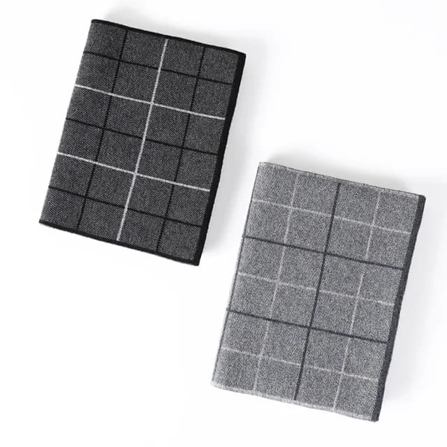 【米蘭精品】現貨+預購 100%羊毛圍巾保暖披肩(格子溫暖男女配件情人節生日聖誕節交換禮物2色74dl13)