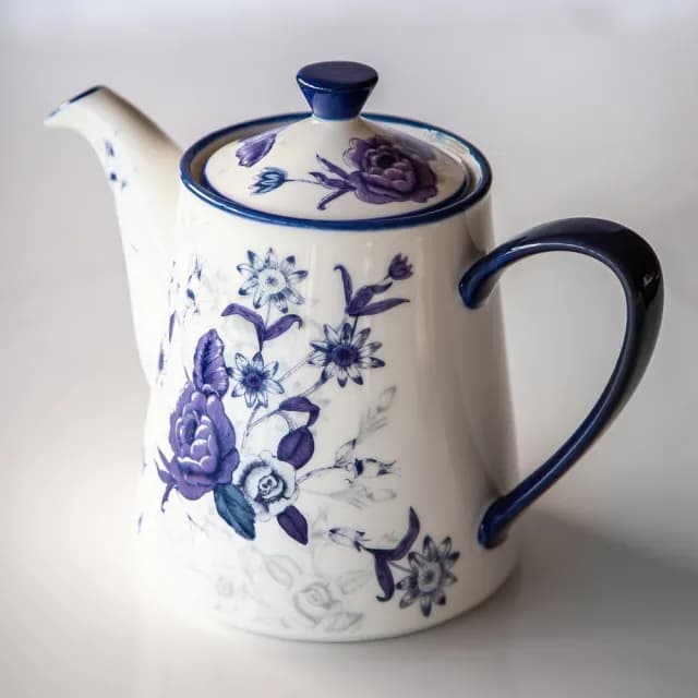 【LondonPottery】BlueRose陶製茶壺 900ml  / 泡茶 下午茶 茶具 88父親節禮物