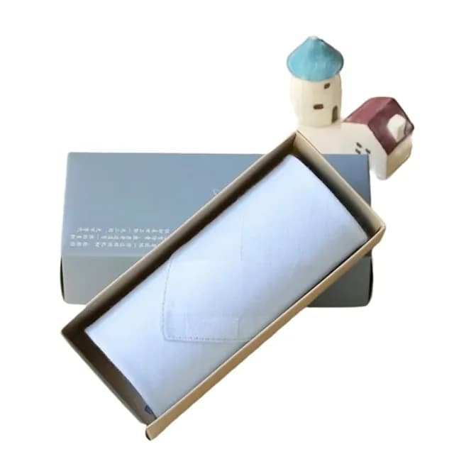 【巴黎精品】現貨+預購 手帕禮盒純棉方巾 單入(吸汗素顏精梳棉手絹母親節生日禮物女配件5色p1ae3)