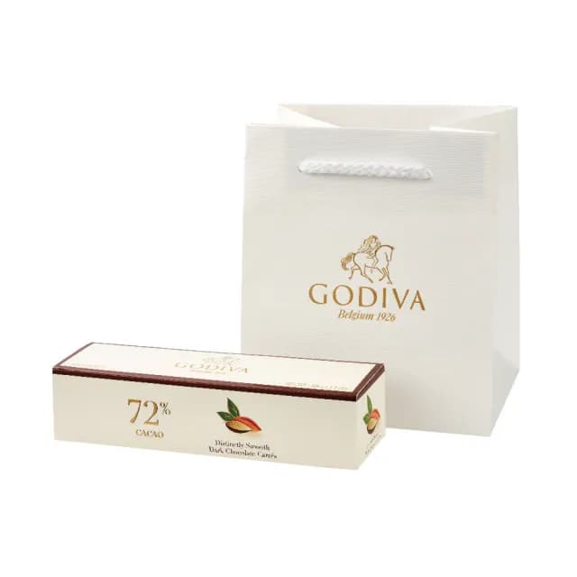 【GODIVA官方直營】片裝72%黑巧克力禮盒21片裝二入組(生日禮、情人節、聖誕節)