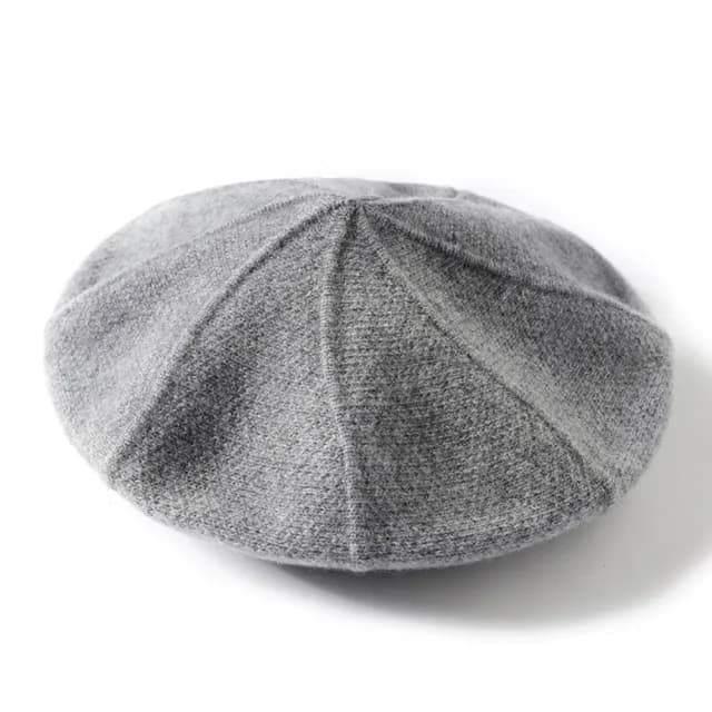 【米蘭精品】現貨+預購 100%針織帽羊毛帽(畫家帽防寒保暖女配件情人節生日聖誕節交換禮物14色74dm19)