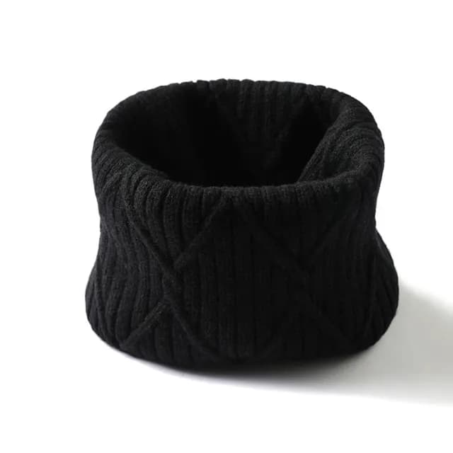 【米蘭精品】現貨+預購 毛帽羊毛圍脖兩件套(加絨針織防寒保暖男女配件情人節生日聖誕節交換禮物4色74dm8)