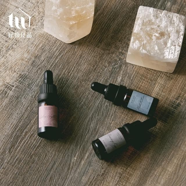 【好物良品】小夜燈款_天然晶石精油擴香石香氛禮盒(無火香薰石 辦公桌裝飾品 開運擺件 聖誕節交換禮物)