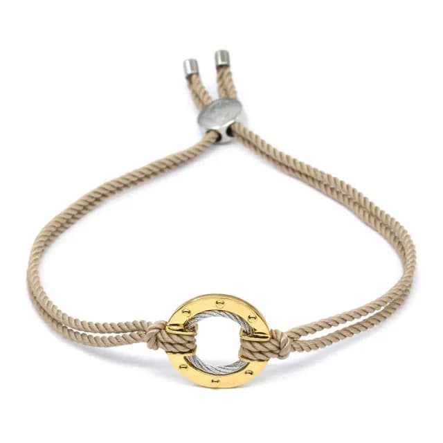 【CHARRIOL 夏利豪】SILVER MARINA 銀色碼頭手鍊(06-124-1256-2C)