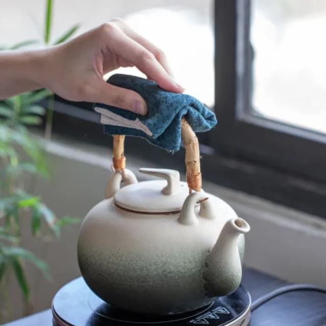 【傳真雅器】樸風襌韻棉麻茶巾(茶具 茶道具 茶巾 茶桌清潔)