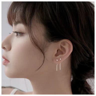 【HaNA 梨花】母親節禮物 韓國唯一極簡．迷你小方塊耳線耳環(針式耳環 耳飾 耳圈 耳釘 耳扣)