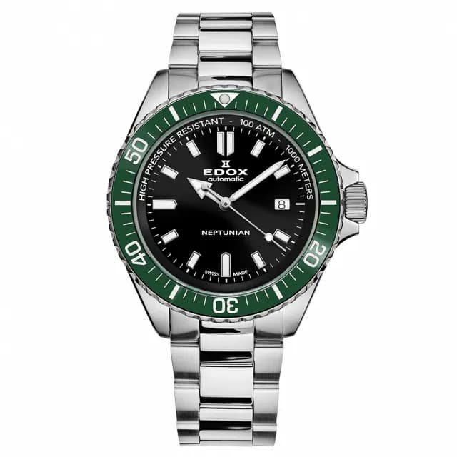 【EDOX 伊度】Neptunian 海神特別版 1000米潛水機械錶 送禮 禮物 推薦(E80120.3VM.NIN)