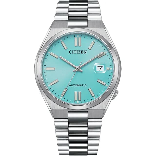 【CITIZEN 星辰】Mechanical系列  經典蒂芙尼藍機械錶 男錶 手錶 禮物 推薦(NJ0151-88M/40mm)