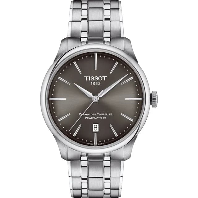 【TISSOT 天梭 官方授權】杜魯爾動力80小時機械對錶 情侶手錶 送禮 推薦(T1398071106100+T1392071103100)