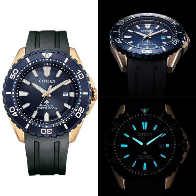 【CITIZEN 星辰】PROMASTER 200米潛水光動能男錶 手錶 禮物 推薦(BN0196-01L)