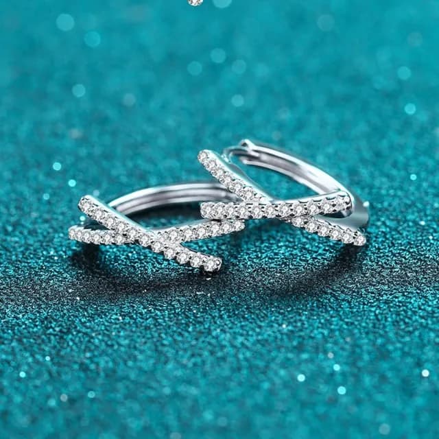 【巴黎精品】現貨+預購 莫桑鑽石耳環925純銀耳環耳針銀飾(0.28克拉女飾品生日情人節禮物v1ae52)