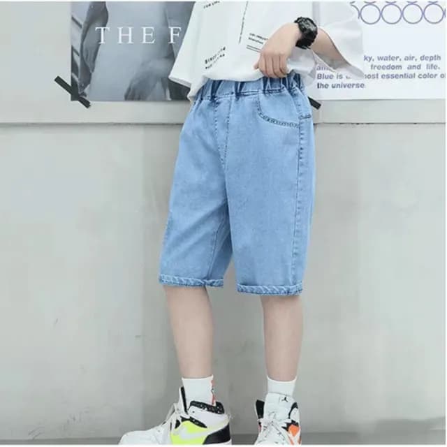 【小衣衫童裝】男生中大童夏季短褲牛仔中褲五分褲(1120202)