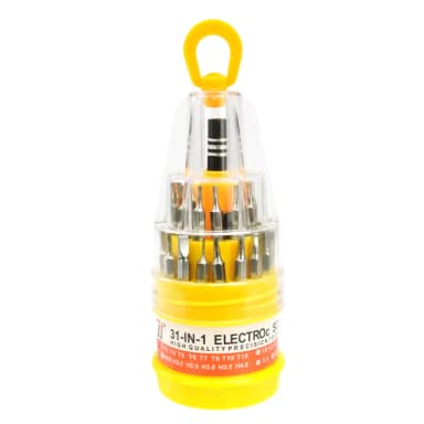 【職人工具】185-ES31A 螺絲起子組 31合1螺絲刀套組 多功能螺絲刀 拆裝螺絲組合(工具套裝 拆機工具組)