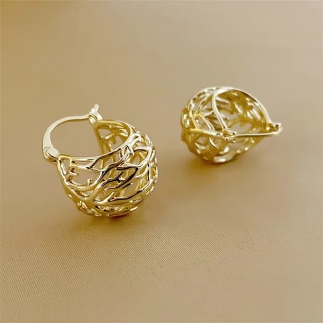 【NDM 南大門】搖籃曲 -耳圈耳扣耳針穿式耳環耳釘耳骨環耳飾(1對入)