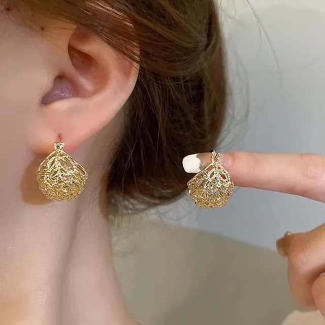 【NDM 南大門】搖籃曲 -耳圈耳扣耳針穿式耳環耳釘耳骨環耳飾(1對入)