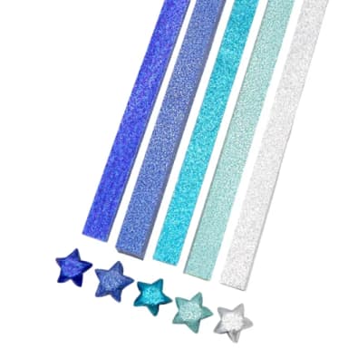 【幸運紙】閃鑽亮粉星星條520入(手工摺紙 星星紙 手工藝 星星瓶 裝飾 擺設 便籤 禮物 手作 許願星)
