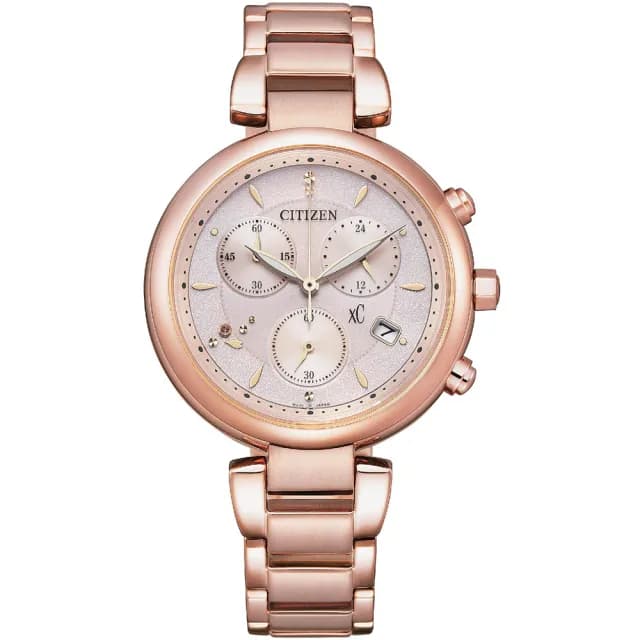 【CITIZEN 星辰】XC．心蕊 台灣限定 光動能計時女錶 手錶 禮物 推薦(FB1452-66W)